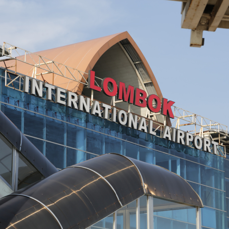 Entrance To Lombok International Airport