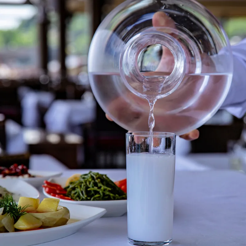 Arak Poured Into A Glass At Bali Hotel