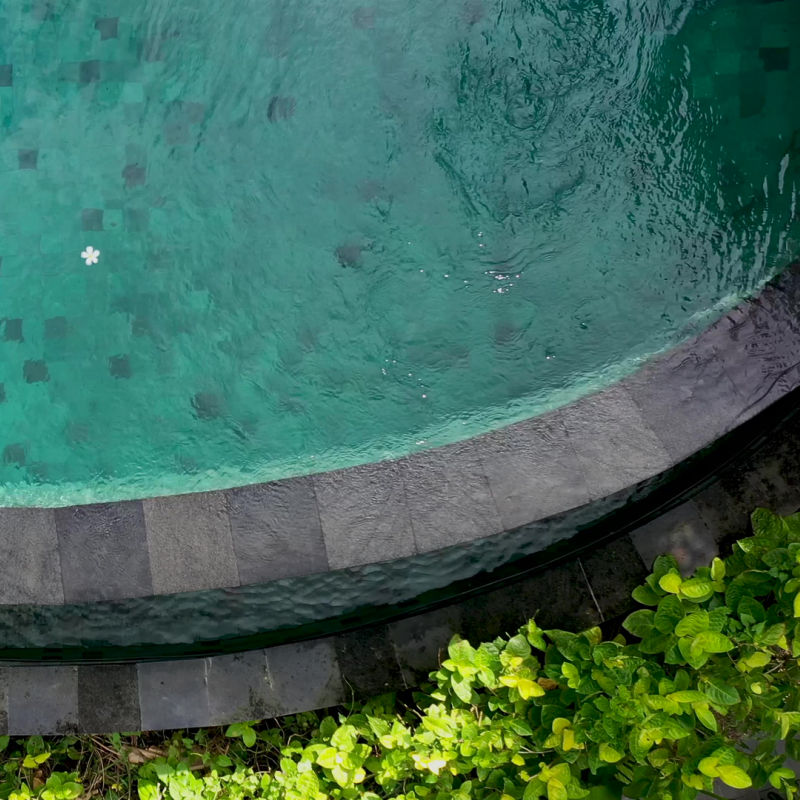 Ariel View Of Bali Infinity Swimming Pool
