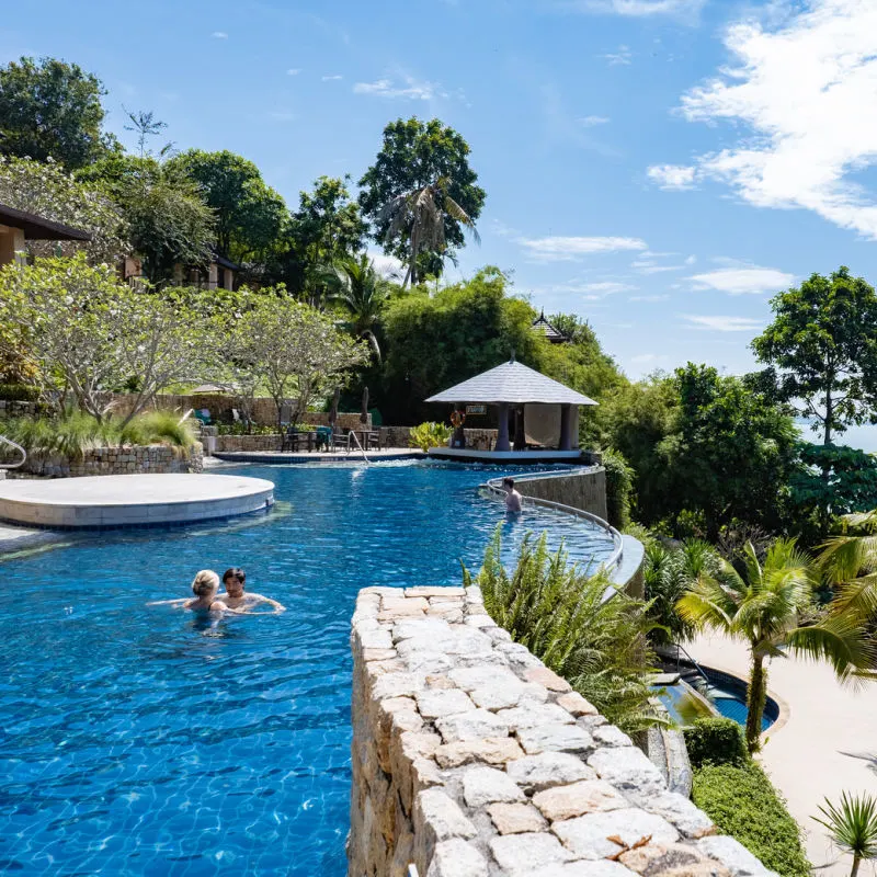 Bali Hotel Resort With Swimming Pool And Sun Deck