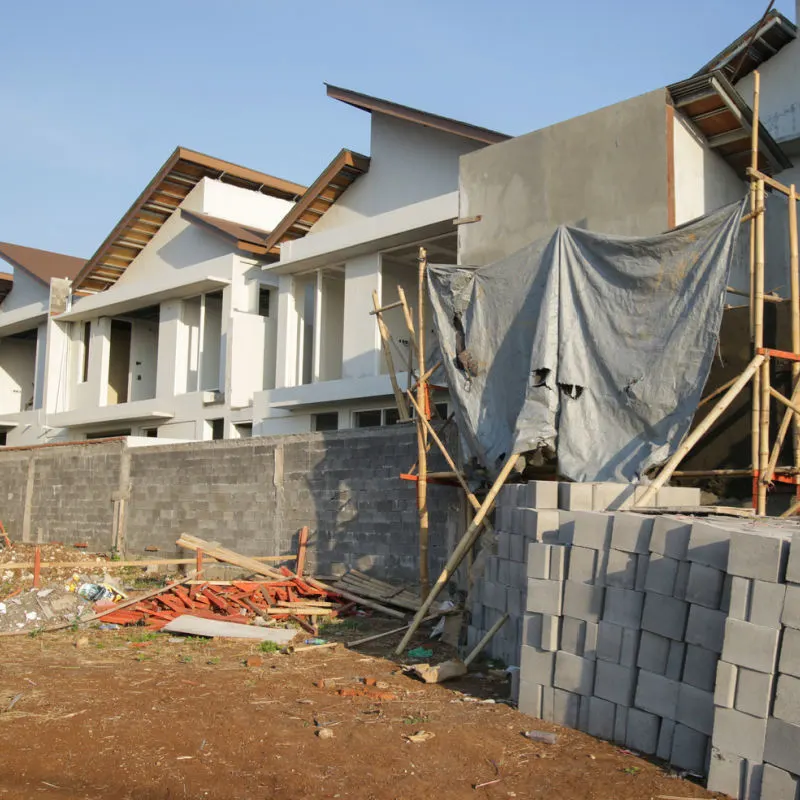 Construction Of New Apartment Buildings