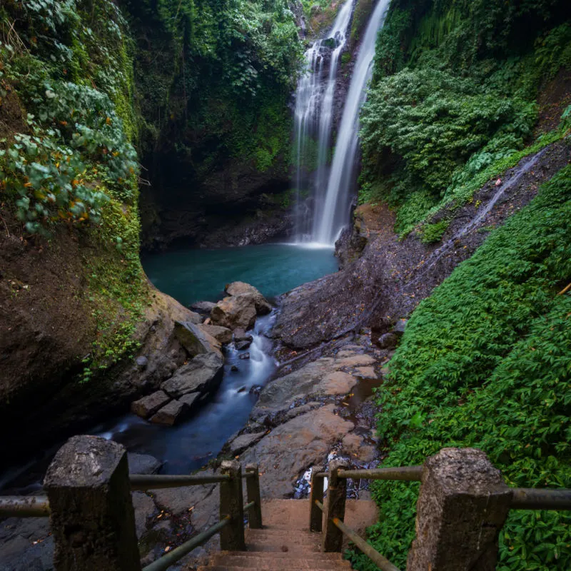 Entry To Aling Aling Waterfall in Bali