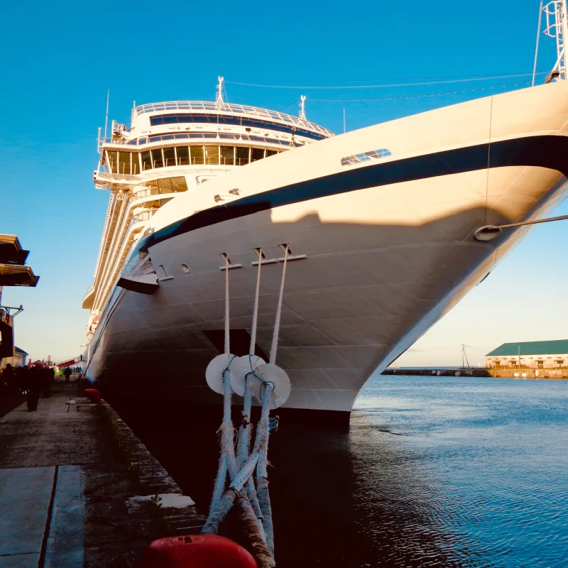 Viking Orion Cruise Ship From Norway Before Sailing To Bali