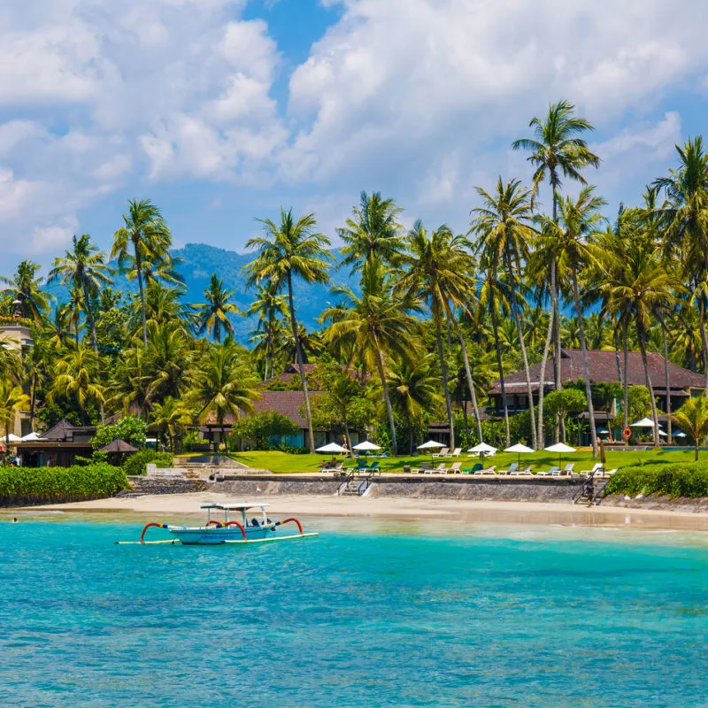 Candidasa Beach In East Bali