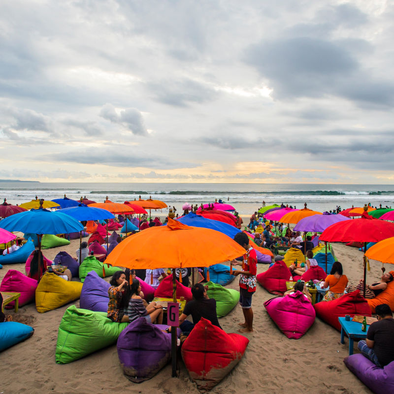 Colourful Umbrellas On Seminyak Beach In Bali.jpg