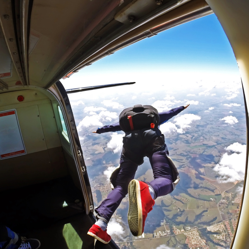 Diver Jumps Out of Airplane On Skydive.jpg