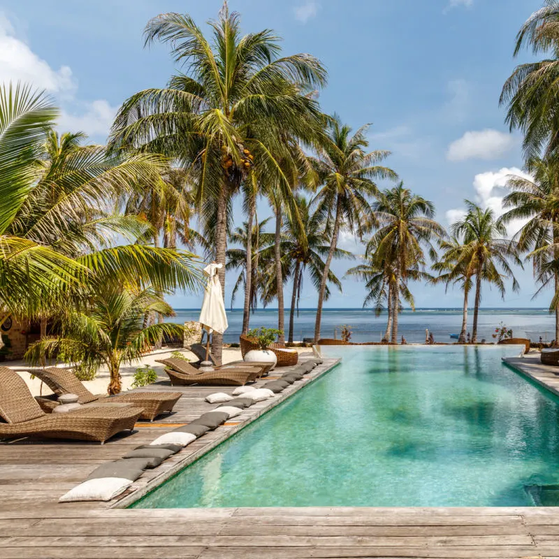 Hotel de lujo en Bali con piscina