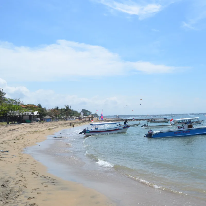 Tanjung Benoa Beach In Bali.