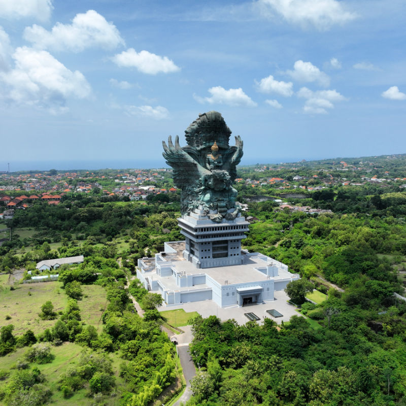 View Of GWK Statue At Bali Cultural Park