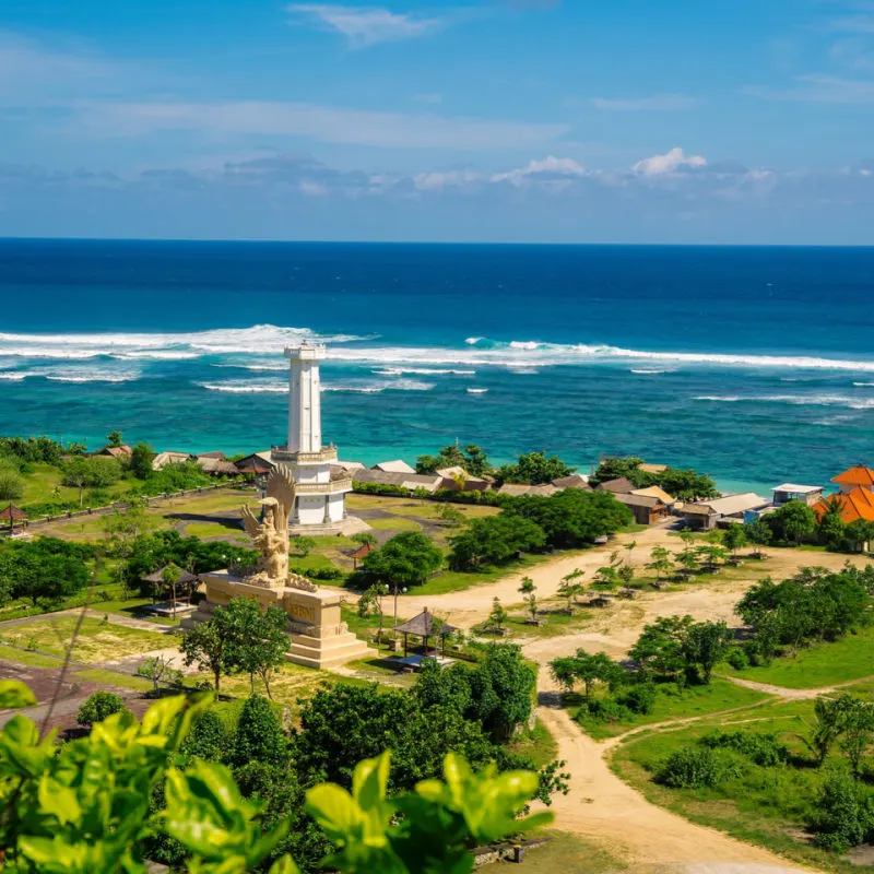 View Of Pandawa Beach in South Kta Bali