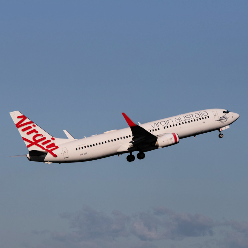 Virgin Australia Plane In the Sky