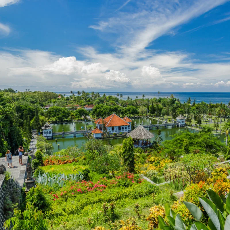 Temple In Karangasem Regency In Bali.