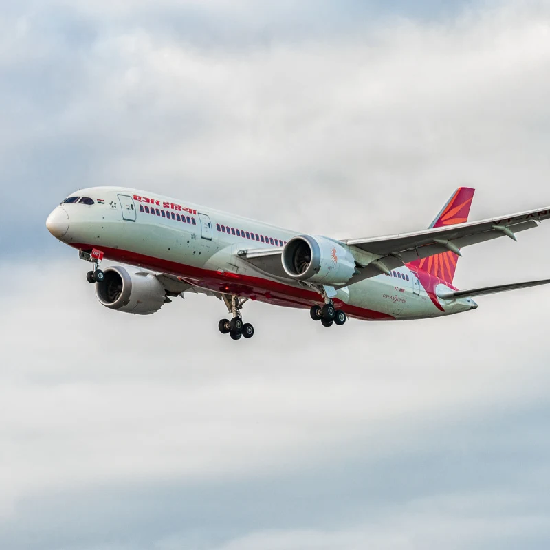 Air India Plane In the Sky 