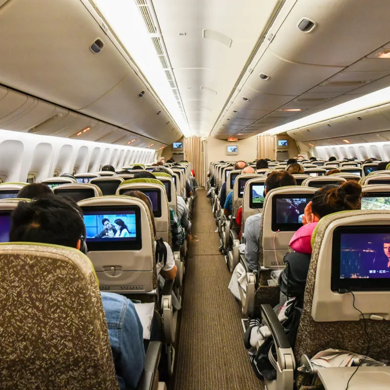 Inside Of Aircraft Plane Flight