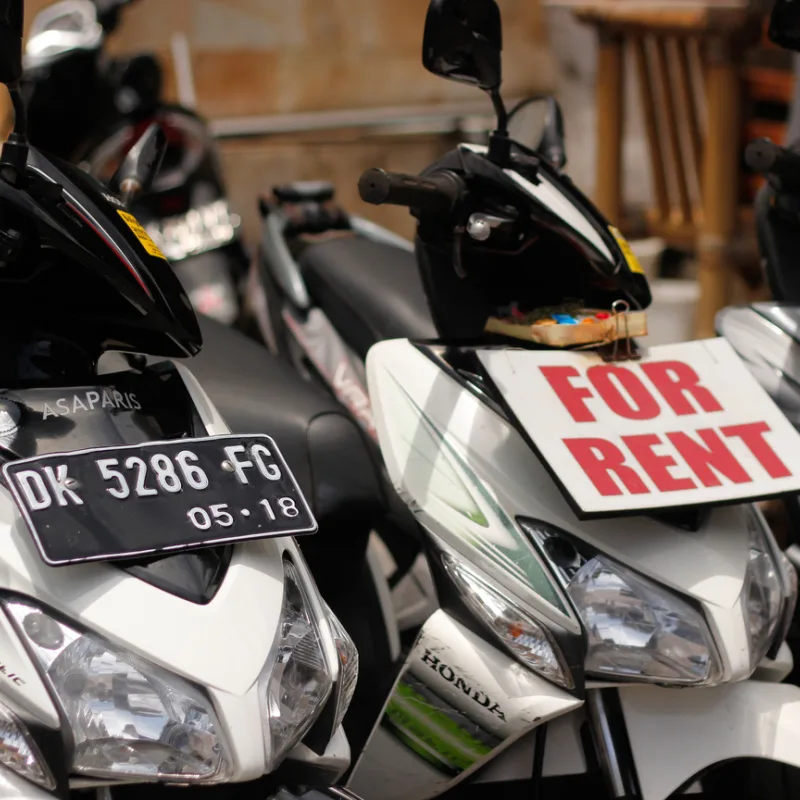 Moped Bikes For Rent in Bali