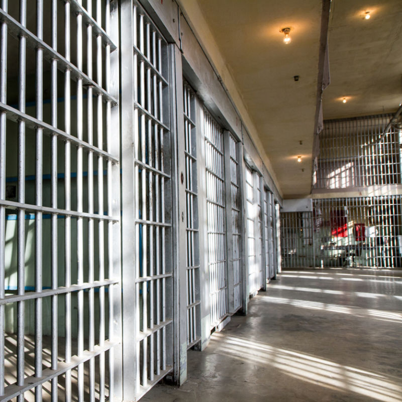 Prison Cell Corridor in Jail