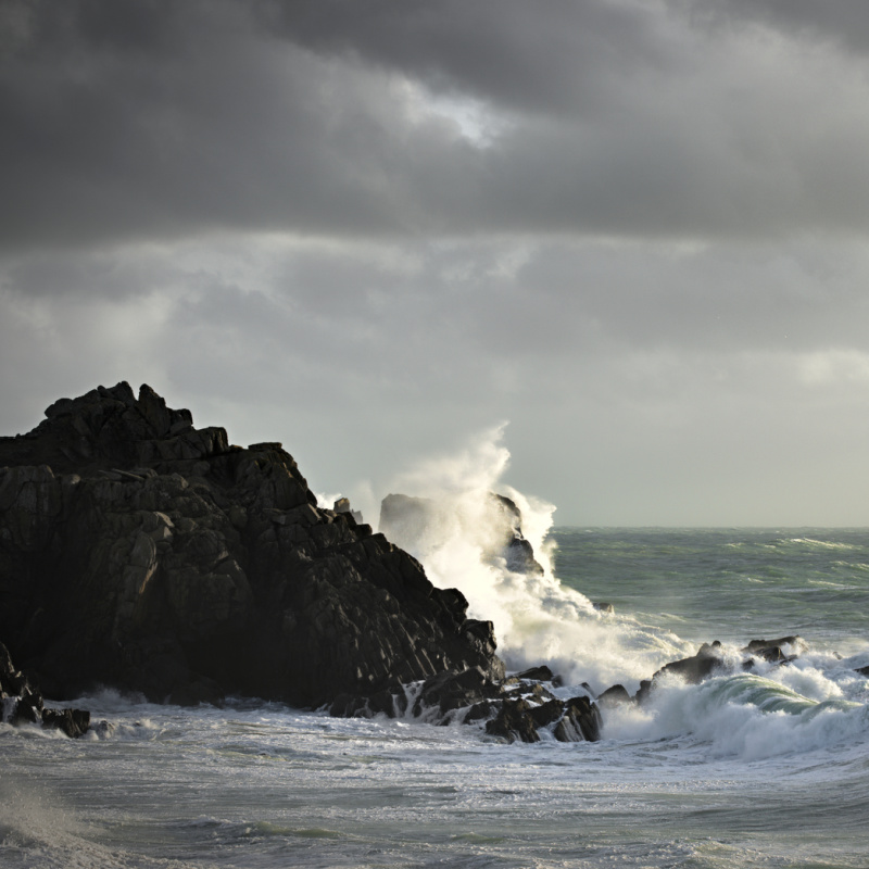 Storms At Sea waves Hit Rocks.jpg