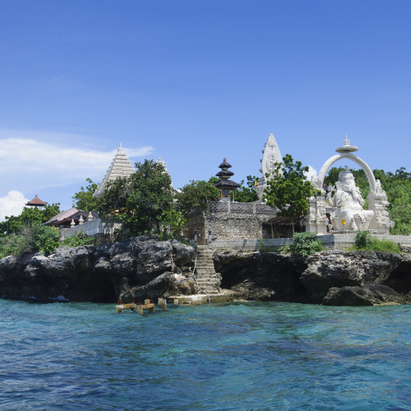 Temple On Menjangan Island In West Bali National Park