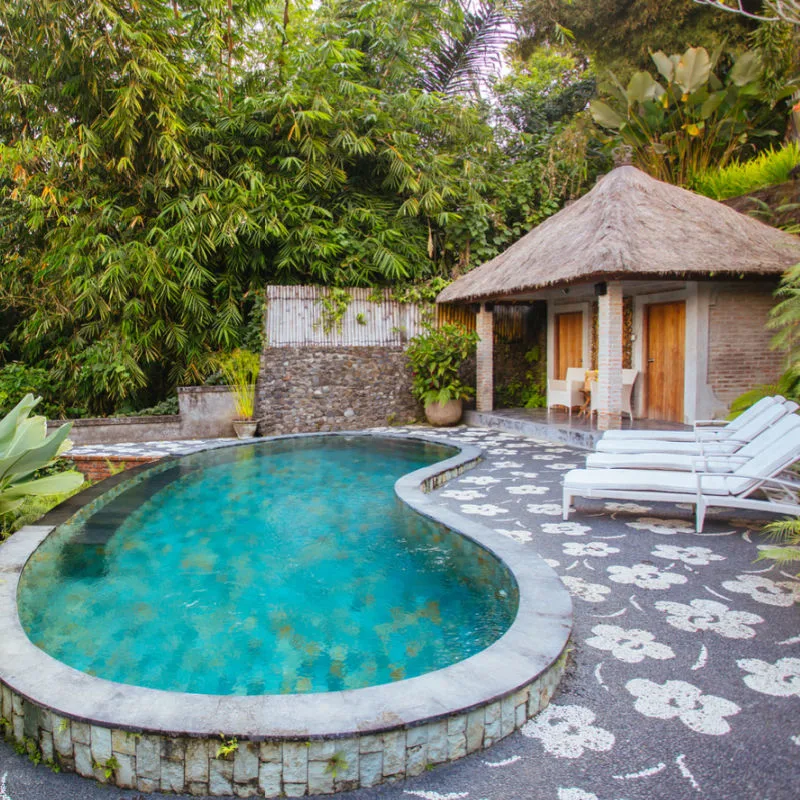 Villa In Ubud With Swimming Pool And Garden.