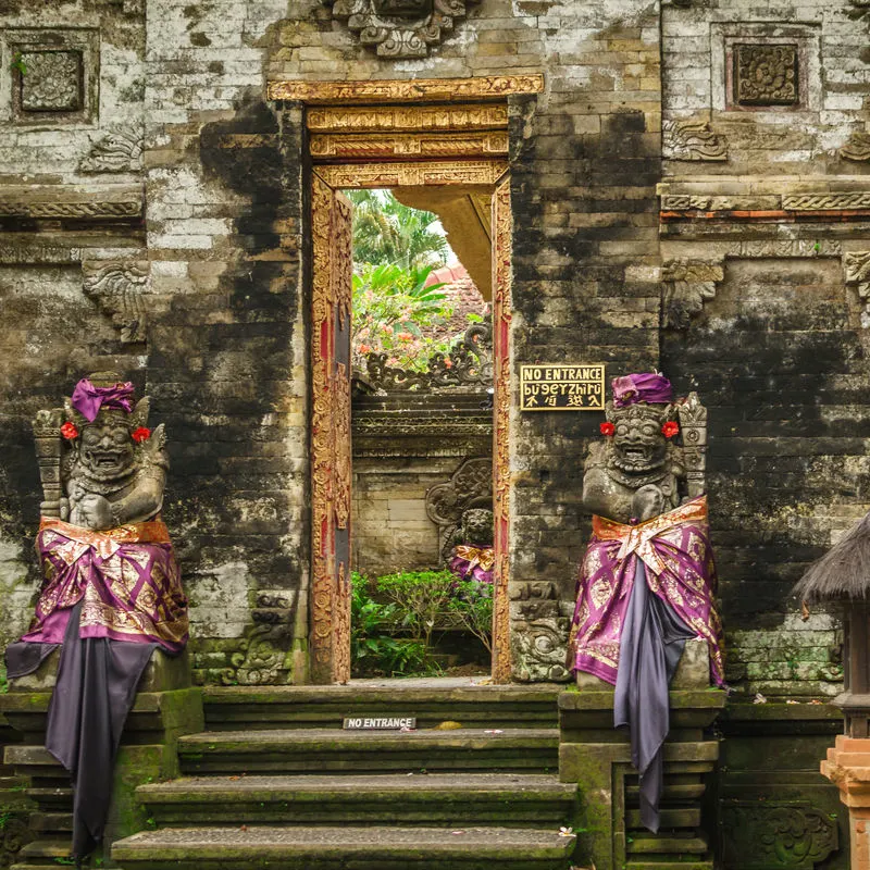 Entrance To Bali Temple