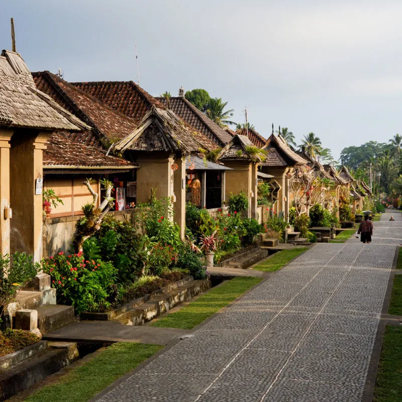 Famous Tourism Village In Bangli Bali.
