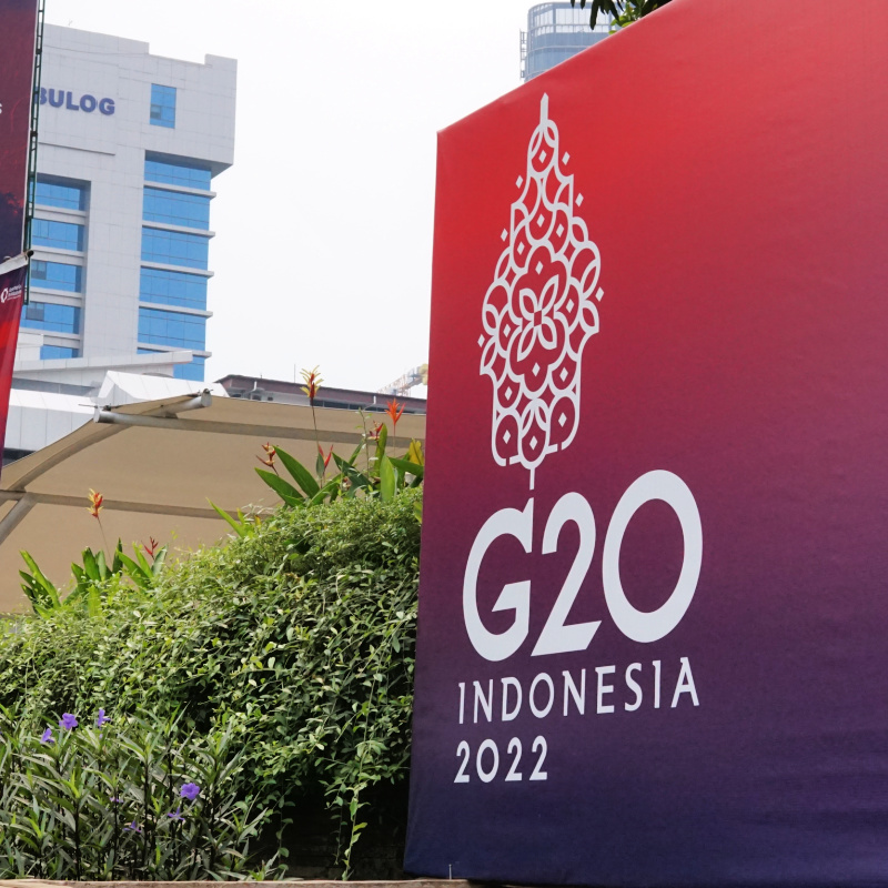 G20 Bali Indonesia Billlboard Sign