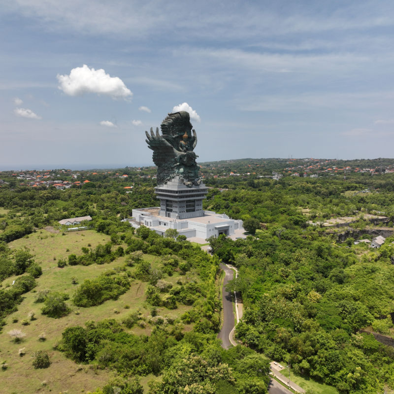 GWK Statue in Uluwatu South Kuta Bali.
