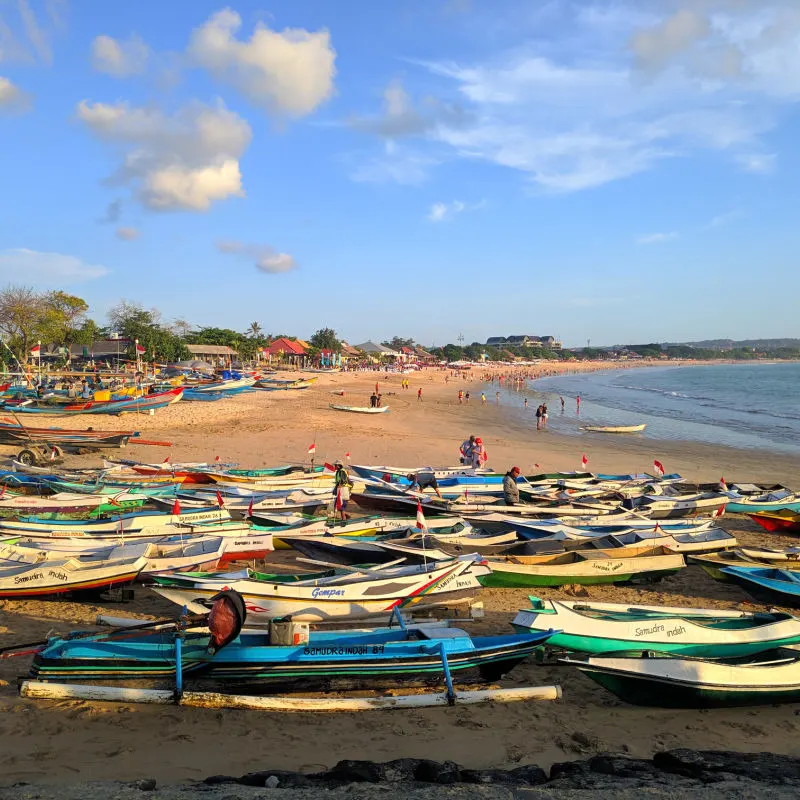 Jimbaran-plaża-na-Bali