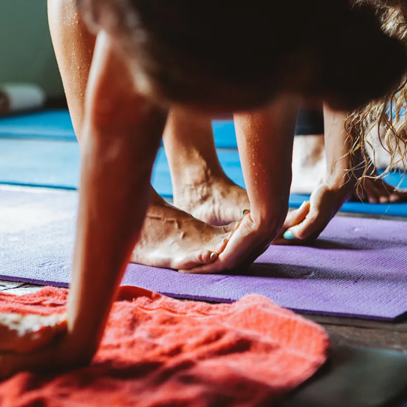 People Do Yoga in Bali