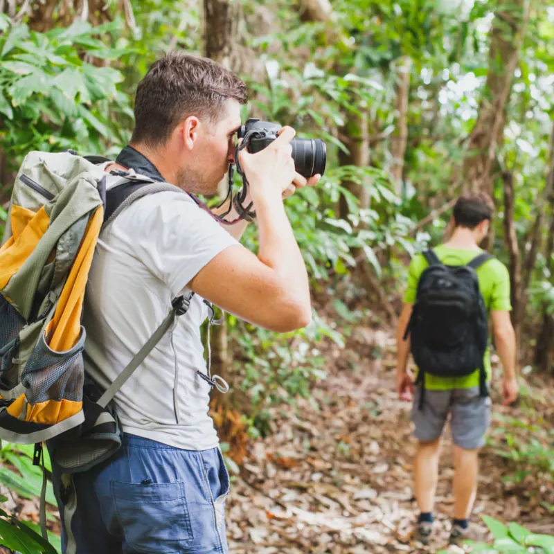 Photographer Takes Photo In Bali Jungle Hike
