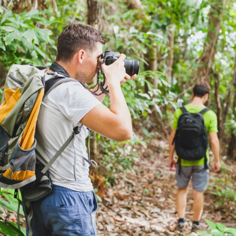 Photographer-Takes-Photo-In-Bali-Jungle-Hike-