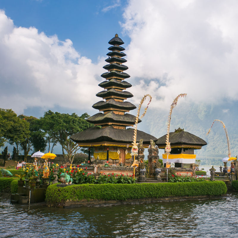 Ulan Danu Beratan Temple In Tabanan Bali