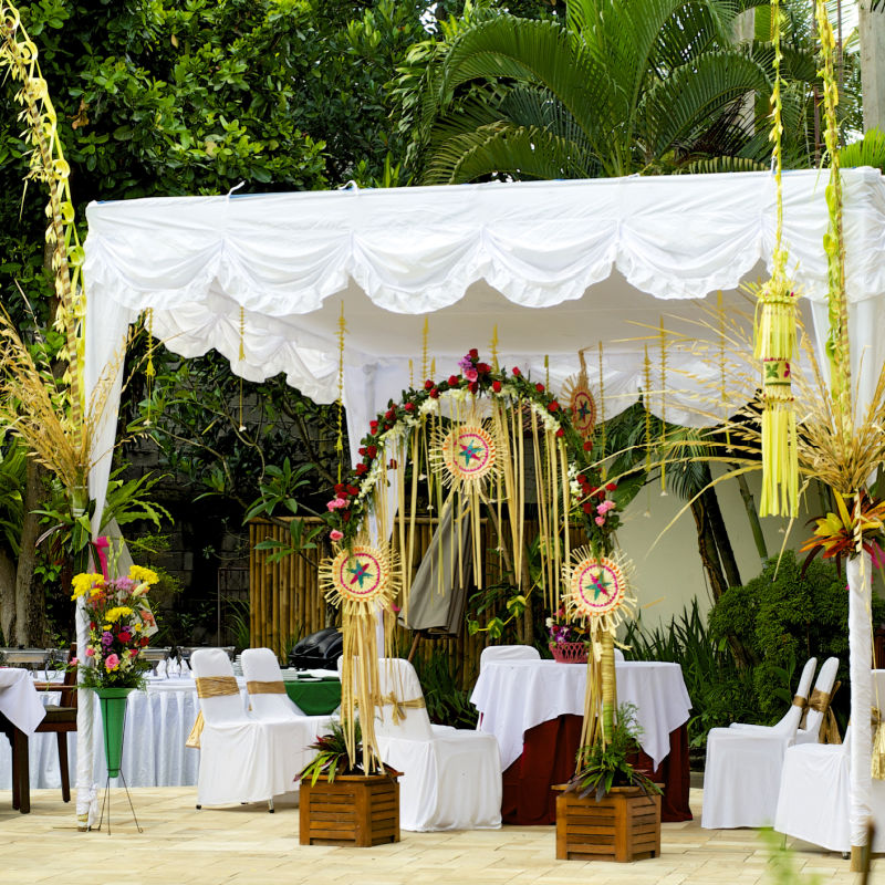 Wedding Ceremony Setup in Bali