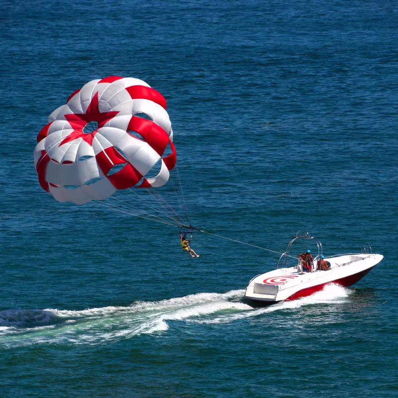 Parasailing-at-Sea