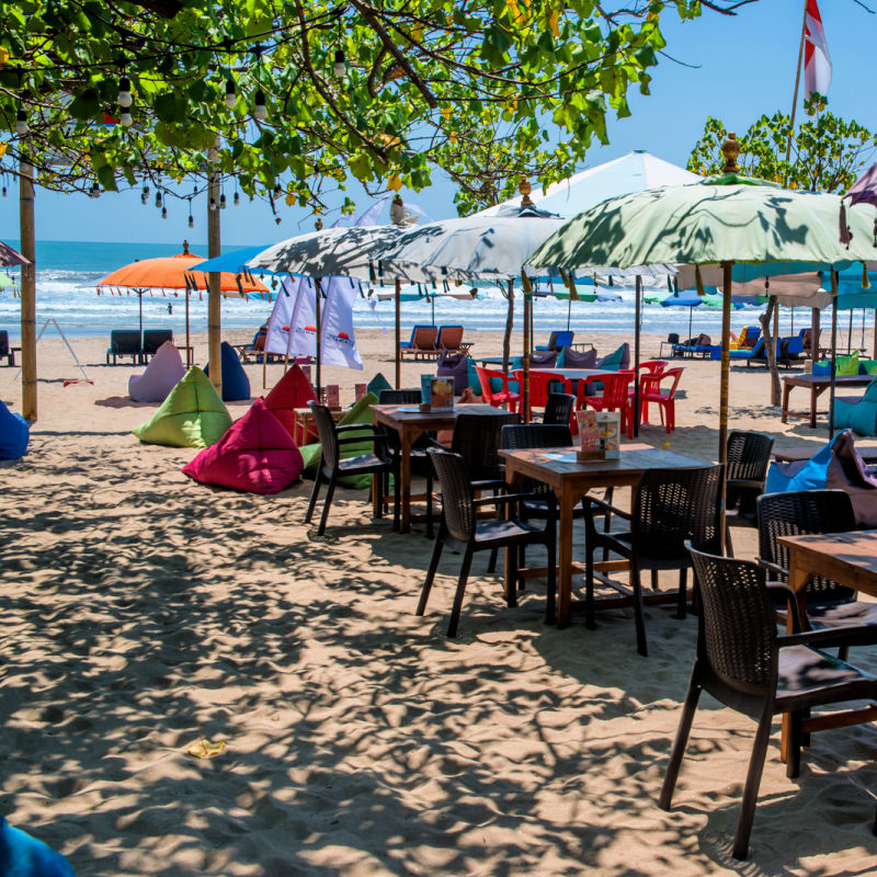 Tables and Chairs at Cafe on beach in Bali.jpg