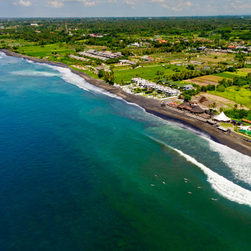 Ariel View Of Keramas Beach in Bali.jpg
