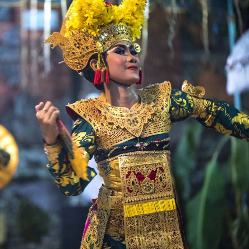 Balinese Cultural Show Performer
