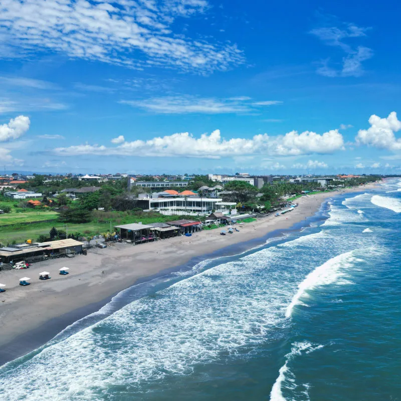 Ariel View Of Canggu Bali