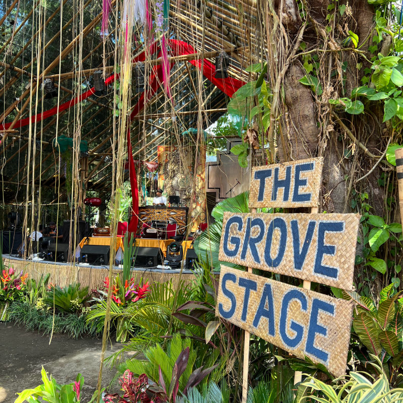 the grove stage bali spiritfest