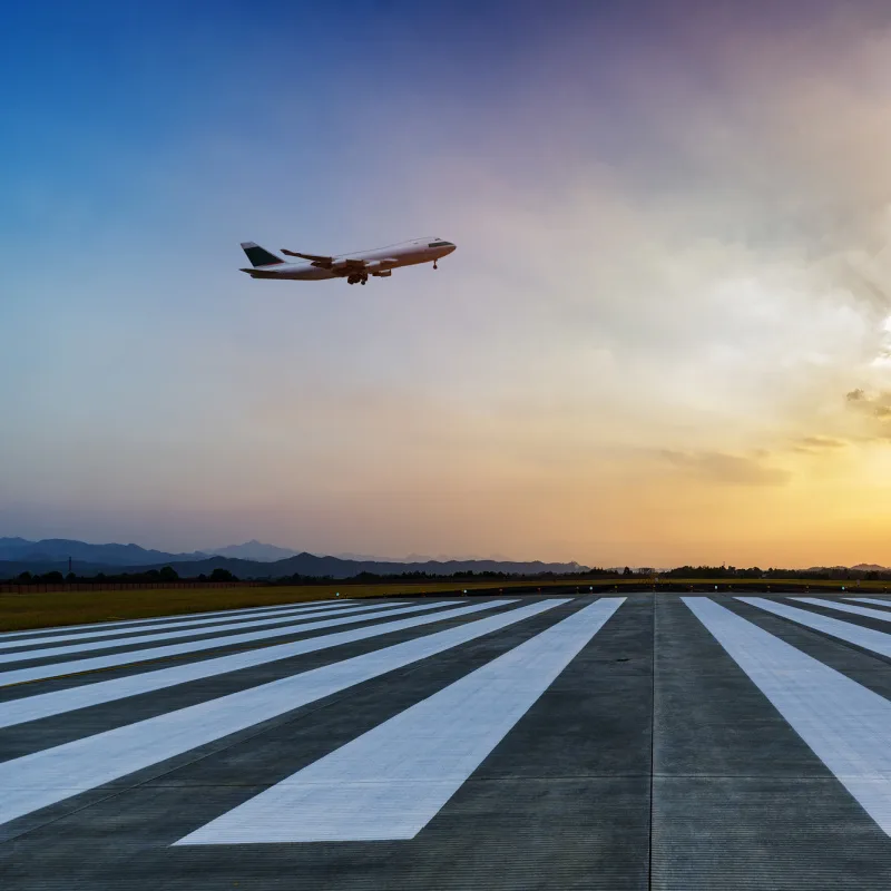 Airplane-Over-Airport-Runway