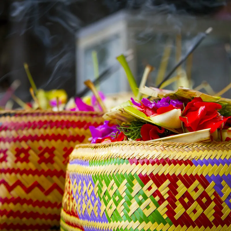 Offerings-At-Bali-Temple