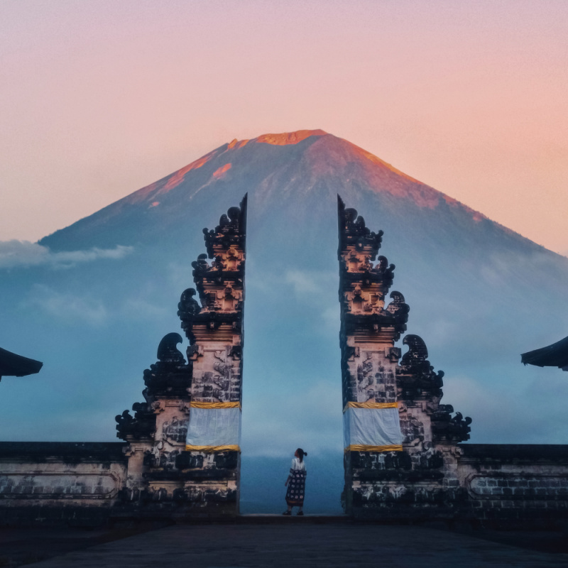 View Of Mount Agung From Temple in Bali.jpg