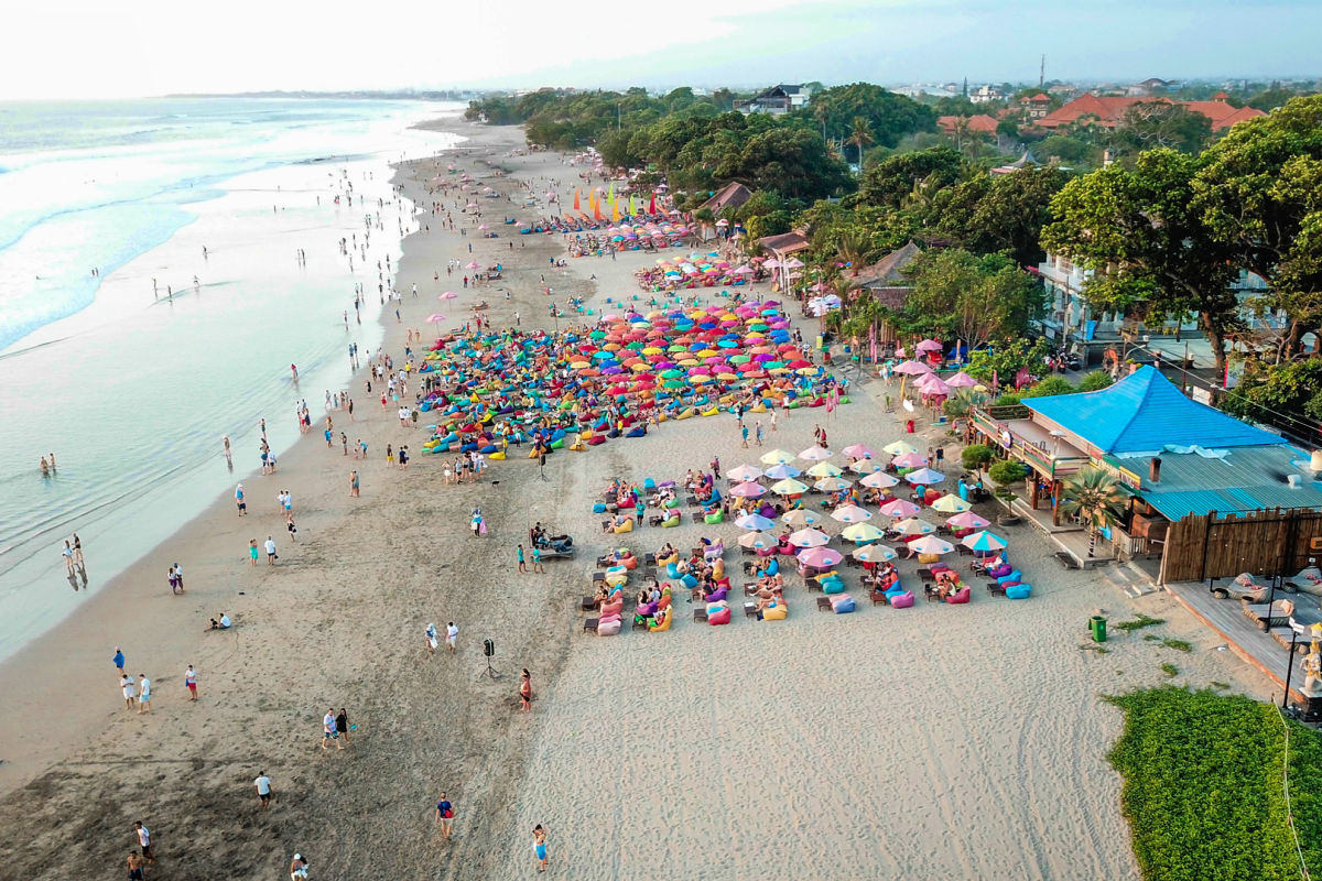 Police In Bali Are Patrolling Seminyak Beach To Keep Tourists Safe ...