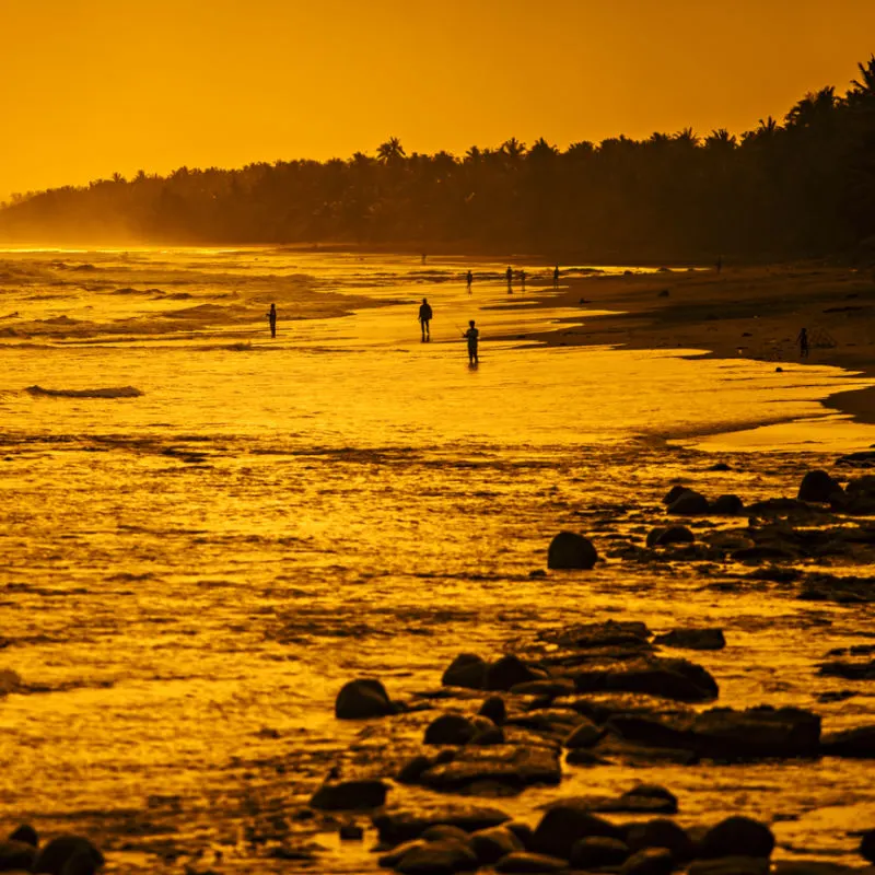 Beach-in-Jembrana-Regency-At-Sunset-in-Bali