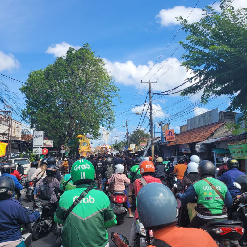 Transport na Bali - Motorower - Grab - Kojek