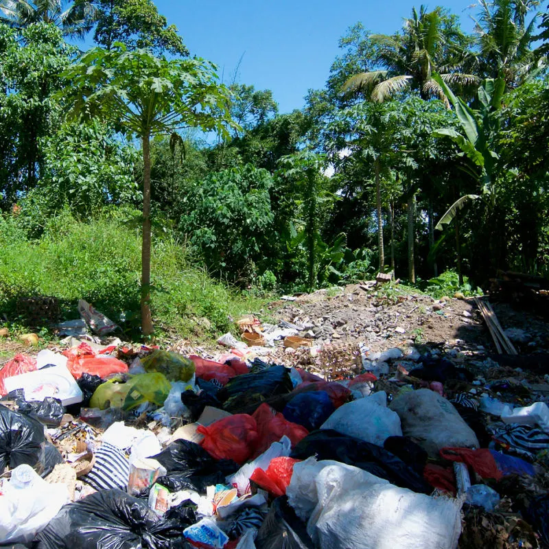 illegal-landfill-in-Bali-waste-trash-pile-pollution-