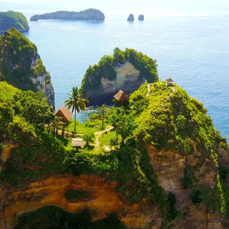 View of ocean in Bali