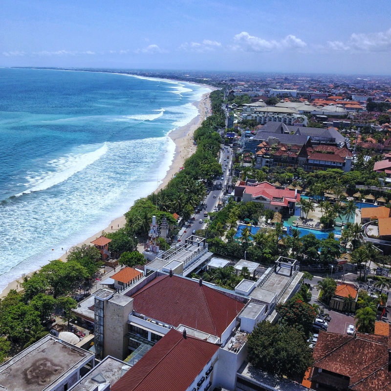 Kuta-Beach-and-Hotels-in-Bali