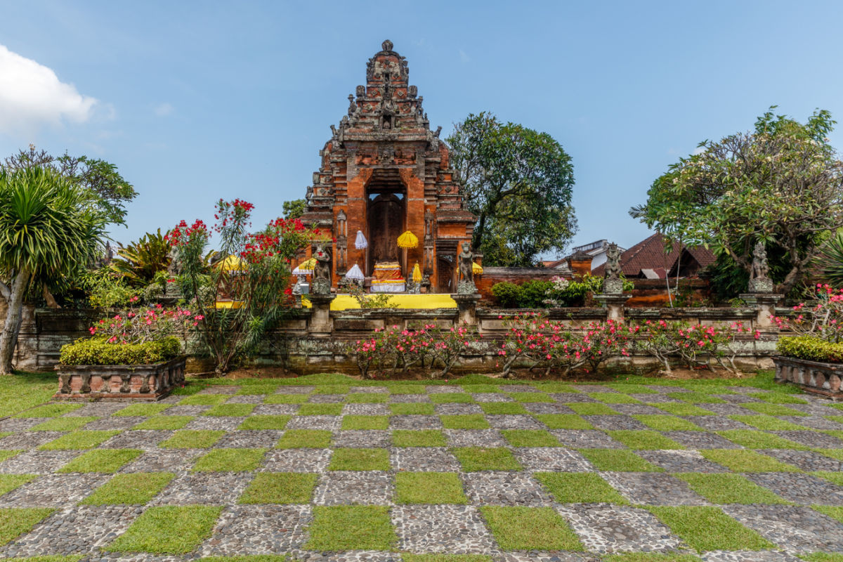 Semarapura Temple in Klungkung Regency Bali