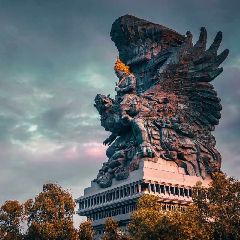 GWK-Statue-at-Sunset-